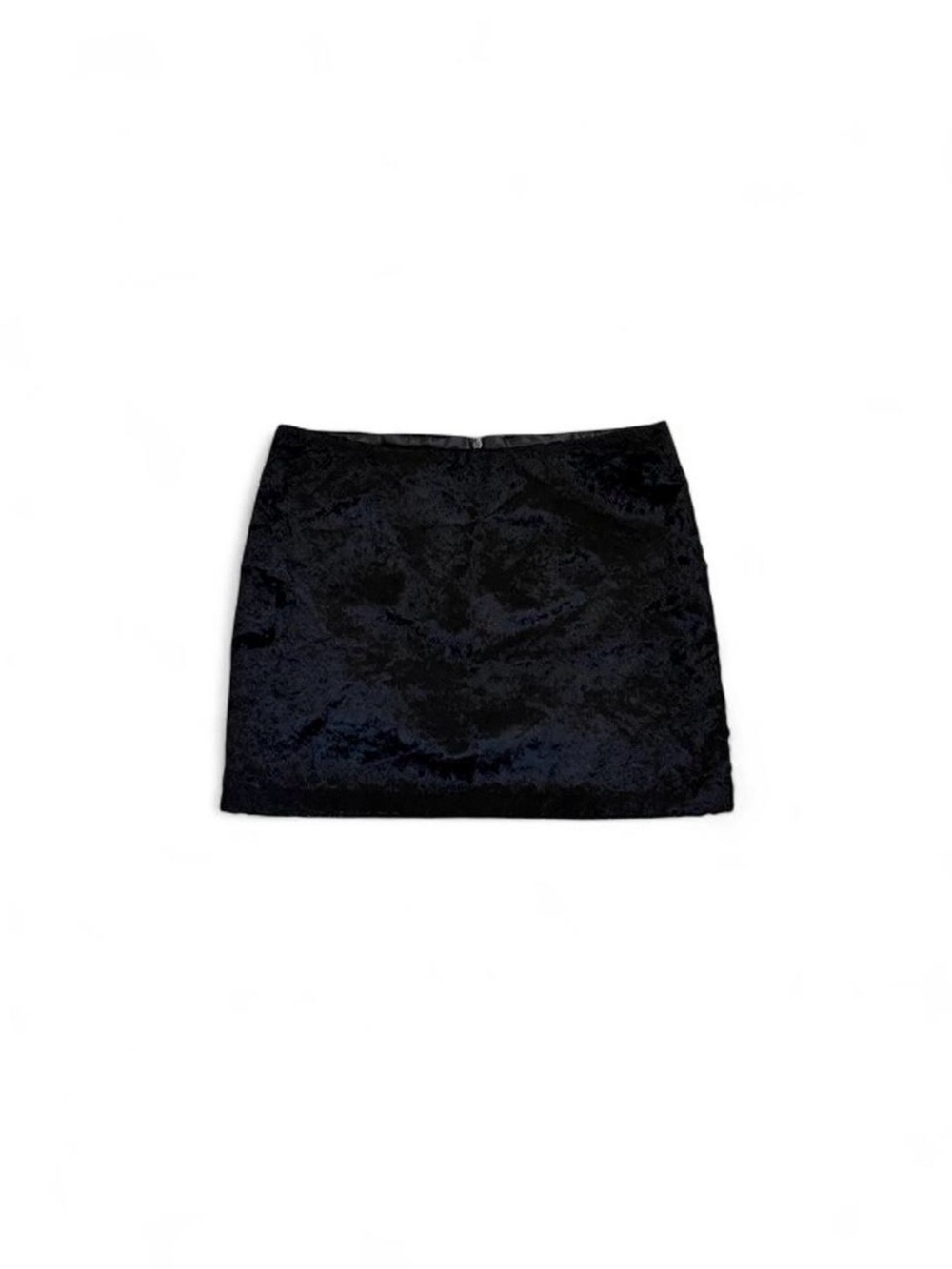 Guess Black Velvet Mini Skirt - Sleek Evening Style